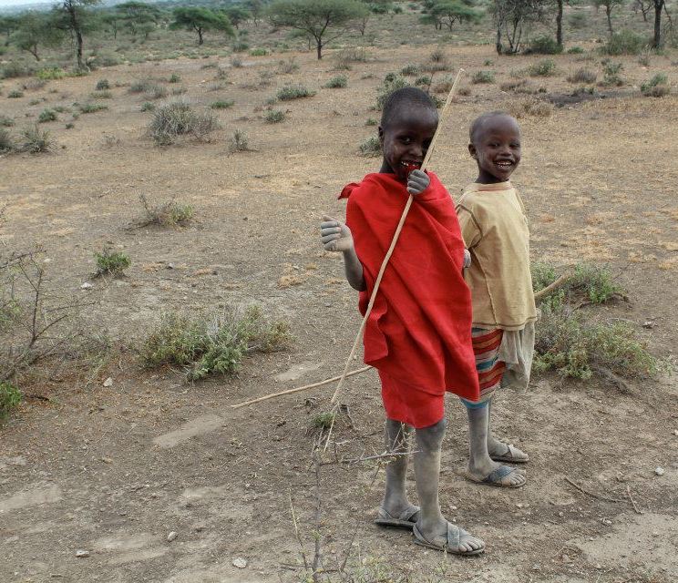 Young Masai boys